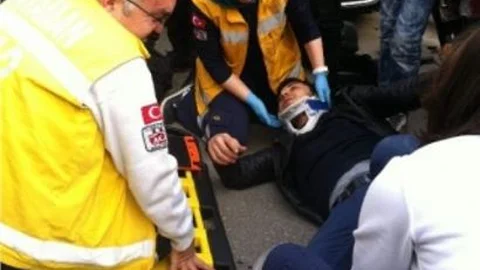 Motosiklet İle Otomobil Çarpıştı: 1 Yaralı