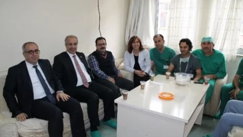 Milletvekili Salih Fırat'tan Hastaneye Ziyaret