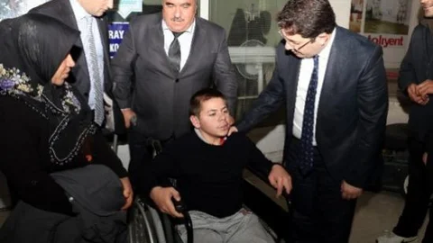 Başkan Yazgı'dan Engellilere Ziyaret