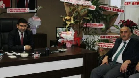 Yalçın'dan Ak Parti Merkez İlçe Başkanı Anaç'a Ziyaret
