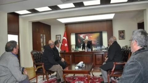 Vali Büyükersoy'a Teşekkür Ziyareti