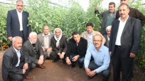 Güneydoğulu Üreticiler Antalya'da Seraları Gezdi