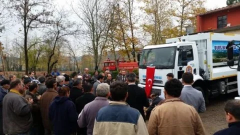 Ulus'ta Yeni Çöp Aracı Ve Arazöz Hizmete Başladı