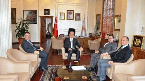 Kaymakam Atlamaz Başkan Yılmaz'ı Ziyaret Etti