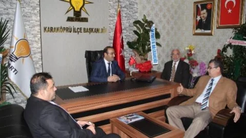 Başkan Güvenç'ten Yeni İlçe Başkanına 'hayırlı' Olsun Ziyareti