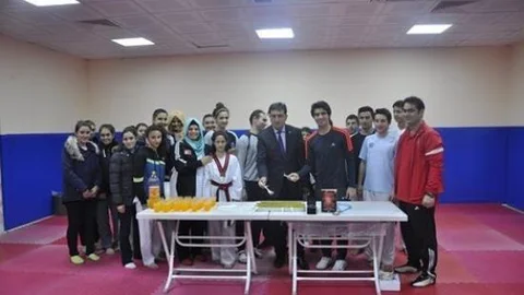 Eskici'den Taekwando Avrupa Şampiyonu Yunus Emre Sayan'a Ziyaret