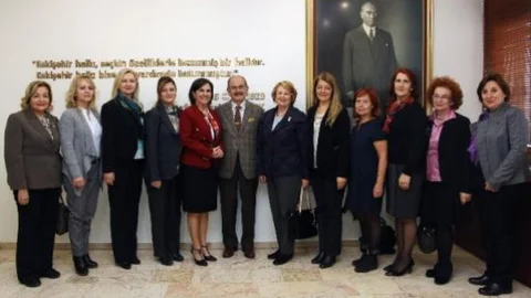 Türk Üniversiteli Kadınlar Büyükerşen'i Ziyaret Etti