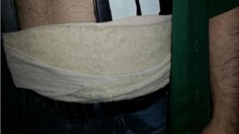 İranlı Şahsın Bel Korsesinde Uyuşturucu Çıktı