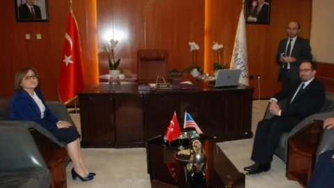 Abd Ankara Büyükelçisi Bass Gaziantep'e Geldi