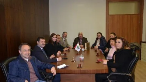 Chp Çerkezköy İlçe Başkanı Hasan Demir'den Yüksel'e Ziyaret