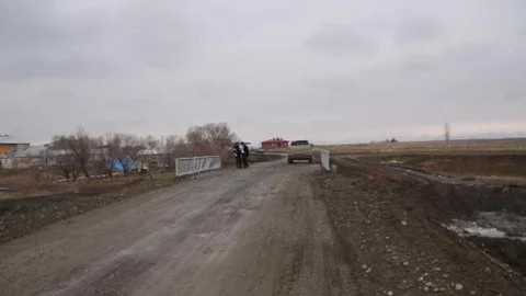 Ağrı Merkez Soğan Köyü Köprüsü Ulaşıma Açıldı