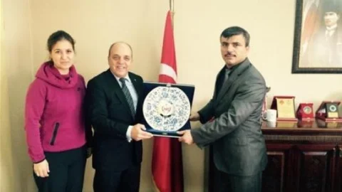 His Başkanı Zorba'dan Özdemir'e Ziyaret