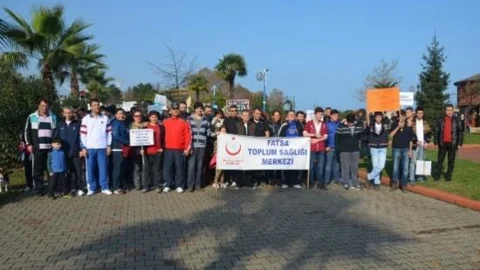 Fatsa Sağlıklı Yaşam İçin Yürüdü