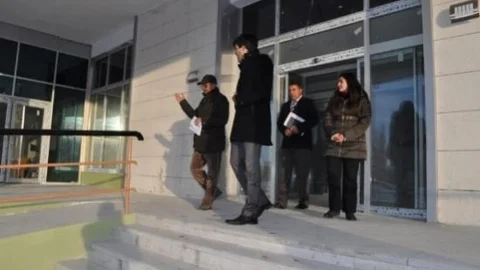 Kaymakam Erdem Yeni Hastane İnşaatı'nda İncelemelerde Bulundu