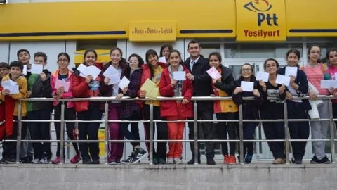 Öğrencilerden Mektup Etkinliği
