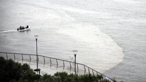 Çanakkale Boğazının Rengi Değişti