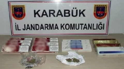Jandarma'dan Kaçak Sigara Ve Uyuşturucu Operasyonu