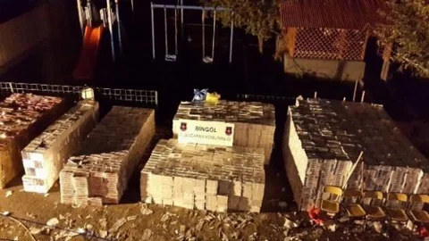 Bingöl'de 1 Milyon Lira Değerinde Kaçak Sigara Ele Geçirildi