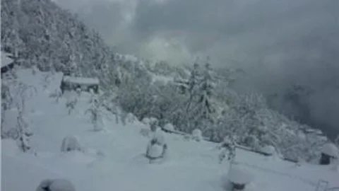 Artvin'de Kar Yağışı