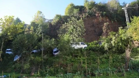 Rize'de Heyelan