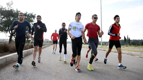 Yürüyüş Milli Takımı Antalya'da kamp yapıyor