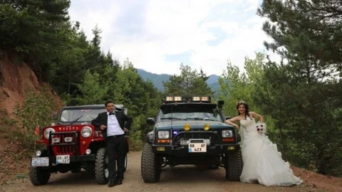 Artvin'de Offroad Aşkı Evliliğe Dönüştü