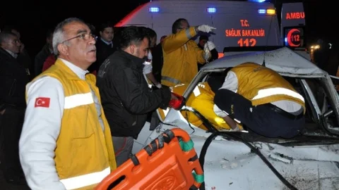 Kırıkkale'de Kaza 1 Ölü 3 Yaralı