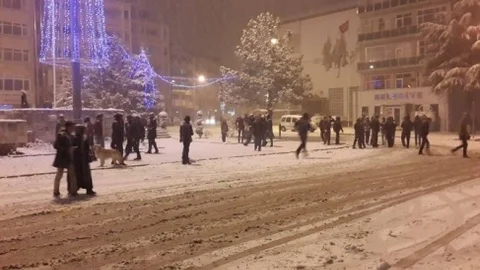 Burdur'da Kar Topu Meydan Muharebesi