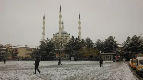 Kırıkkale'de Kar Yağışı