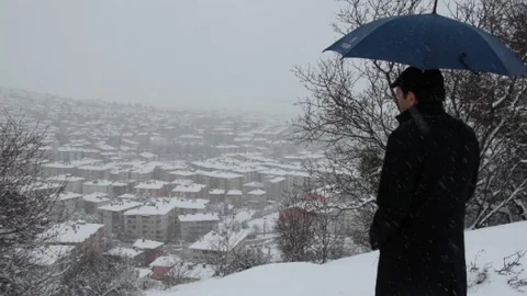 Çankırı'da Kar Yağışı