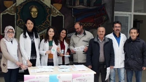 Kelkit'te Verem Bilgilendirme Standı Açıldı