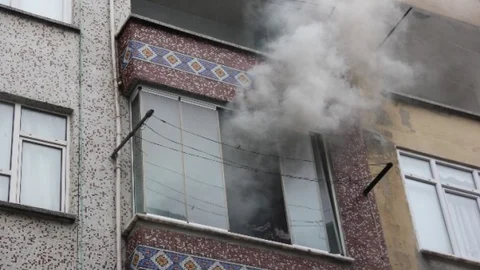 Sinop'ta Ev Yangını