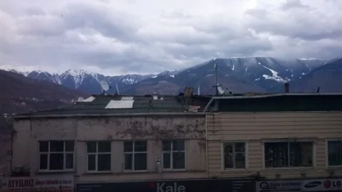 Artvin'de Şiddetli Fırtına