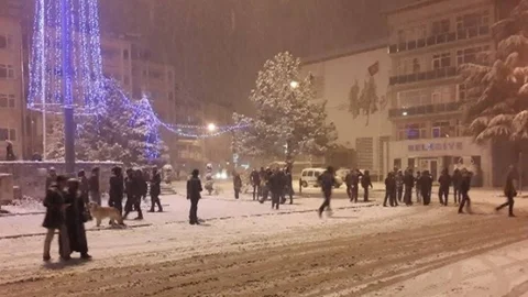 MOBESE Bu Defa Kartopu Savaşını Kaydetti