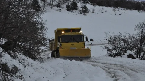 Tunceli'de Karla Mücadele Çalışması
