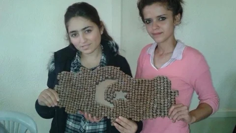 Doğal Objelerle El Sanatları Projesi Devam Ediyor