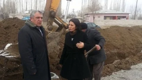 Iğdır'da Su Ve Kanalizasyon Çalışması
