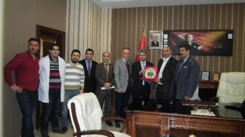 Sağlık Sen Başkanı Lökoğlu'ndan Genel Sekreter Dr. Aşır'a Ziyaret