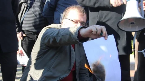 Sinop'ta Eş Zamanlı Maaş Protestosu