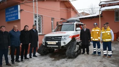Suşehri Kar Paletli Ambulansına Kavuştu