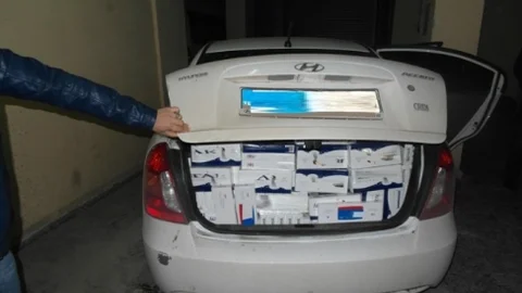 Bayburt'ta 16 Bin 959 Paket Kaçak Sigara Ele Geçirildi