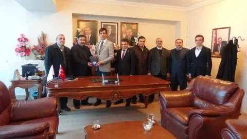 Birlik Haber-Sen'den AK Parti Merkez İlçe Başkanı Güneşe Ziyaret