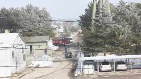 Askeri Kışlada Yangın