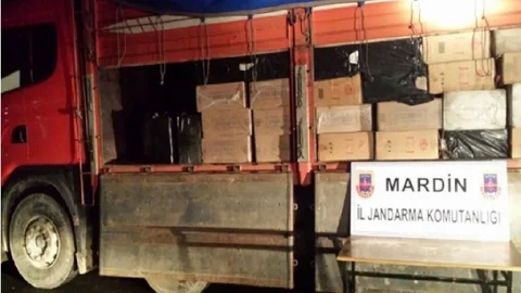 Mardin'de 135 Bin Paket Kaçak Sigara Ele Geçirildi