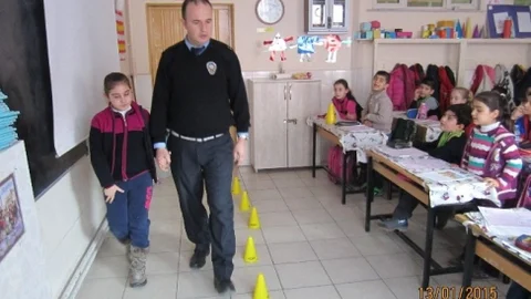 Öğrencilere Trafik Eğitimi Verildi