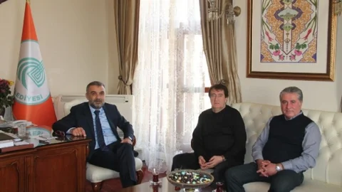 Shp Edirne Eski İl Başkanı Ertuğrul Edirne Belediye Başkan Vekili Şahin'i Ziyaret Etti