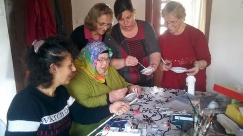 Köyceğiz'de Belediye Geri Dönüşüm Atölyesi Kurdu