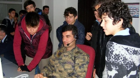 Datça Hava Radar Mevzi Komutanlığı Öğrencileri Ağırladı