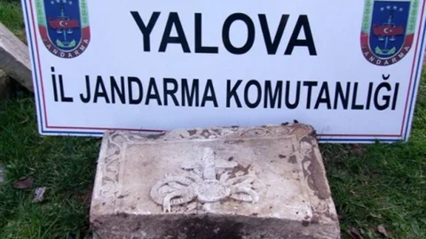 Yalova'da Tarihi Eser Operasyonu