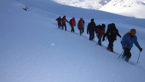 Dağcılar Mehed Dağı'na Tırmandı